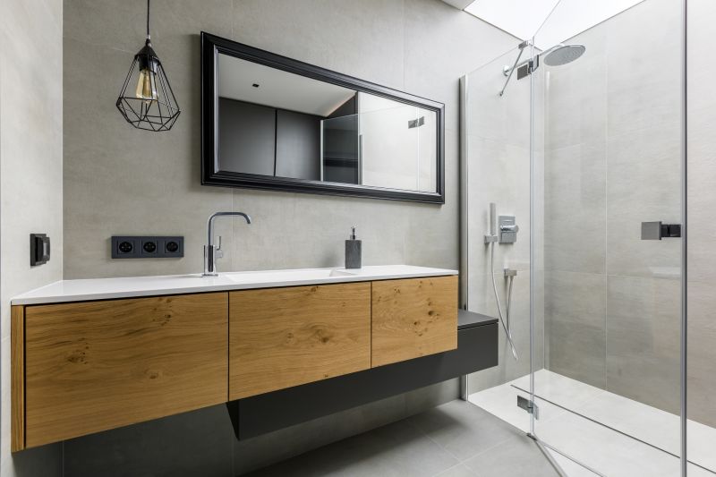Contemporary Vanity with Integrated Lighting